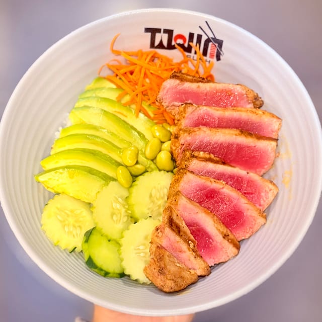 Blackened Tuna Bowl.