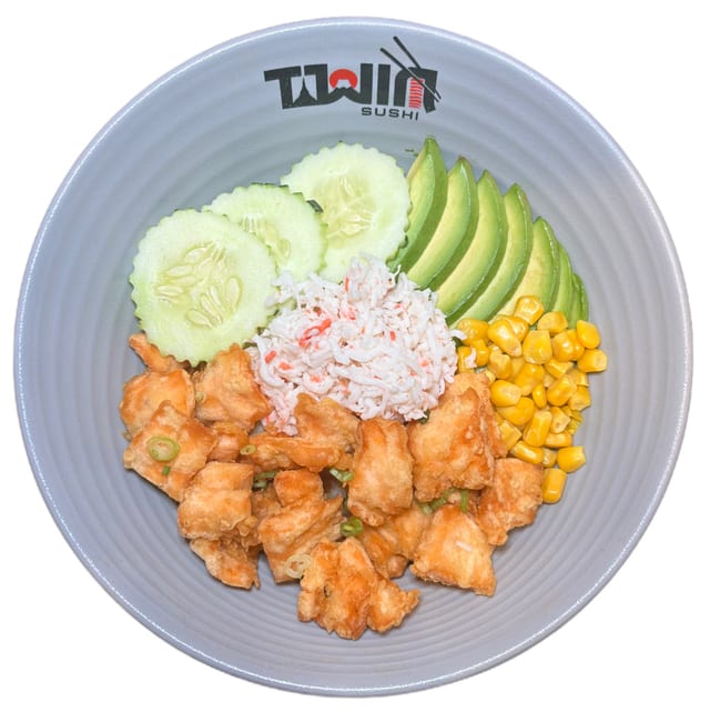 Crispy Salmon Bowl.