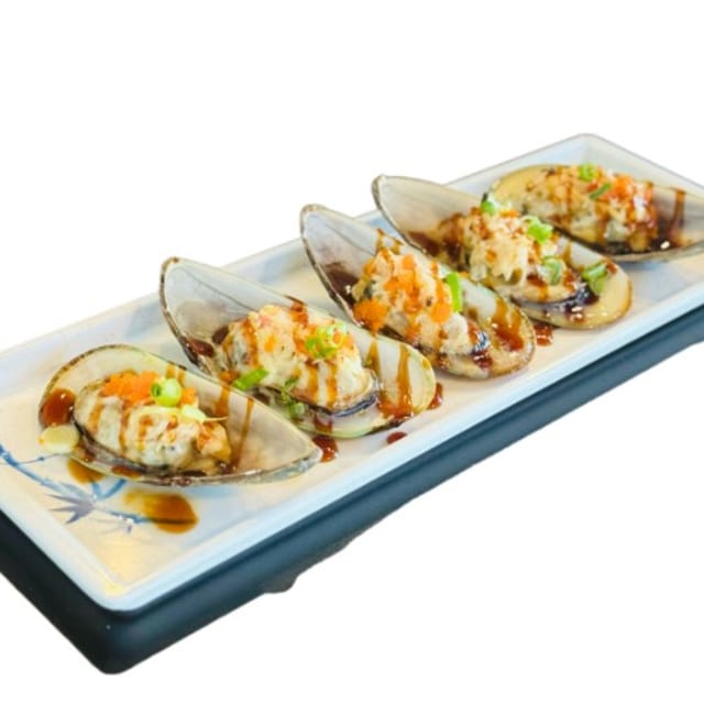 Baked Mussels (5 Pieces).