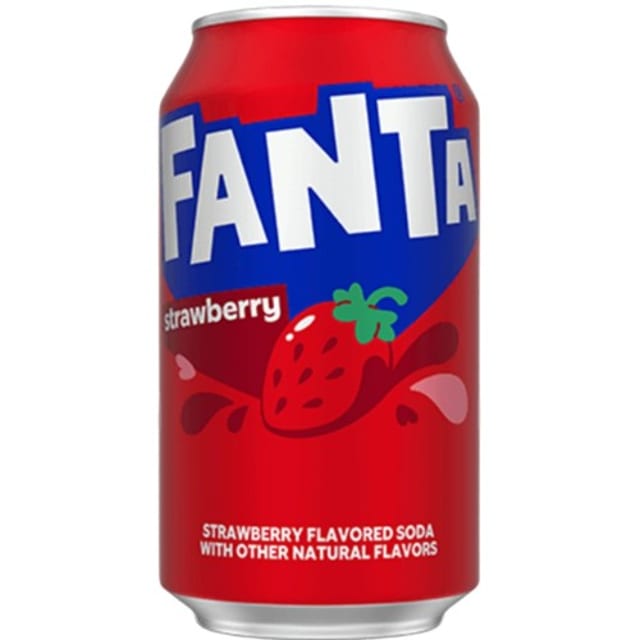 Fanta Strawberry.
